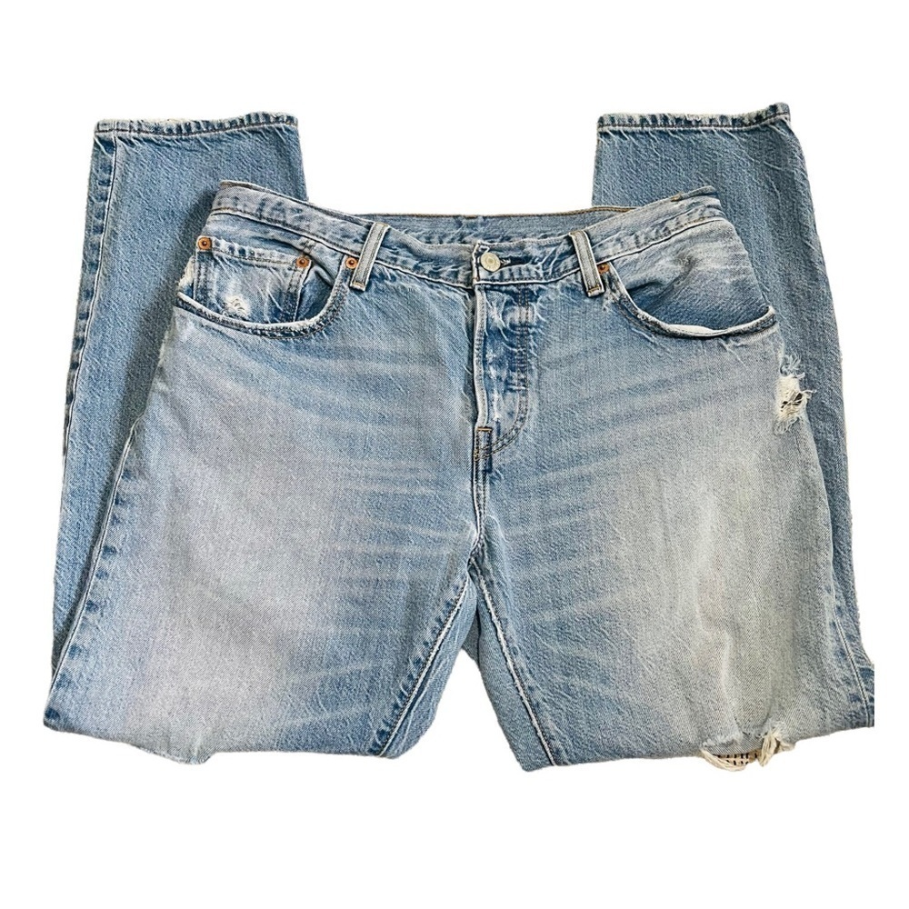 Vintage Levi’s 501s distressed